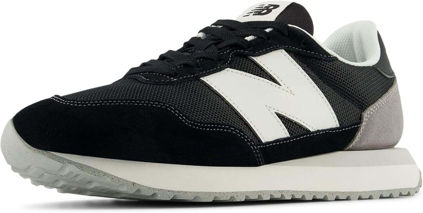 New Balance Lightweight Cushioned 237s Sneakers in BLACK/NB 103 Mens US 7 NEW