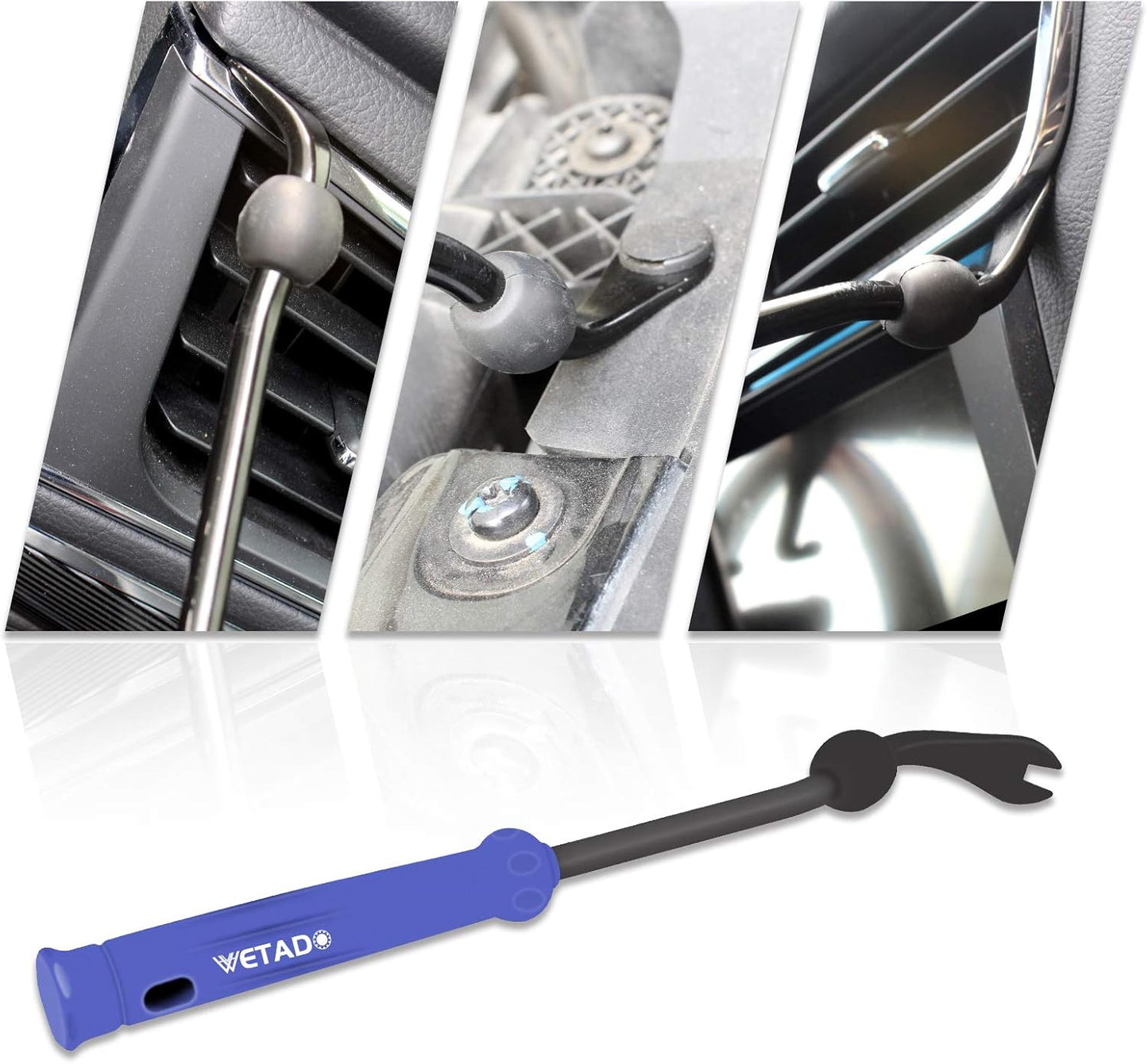Wetado Trim Removal Tool Car Upholstery Repair Kit for Panel Restoration RED NEW