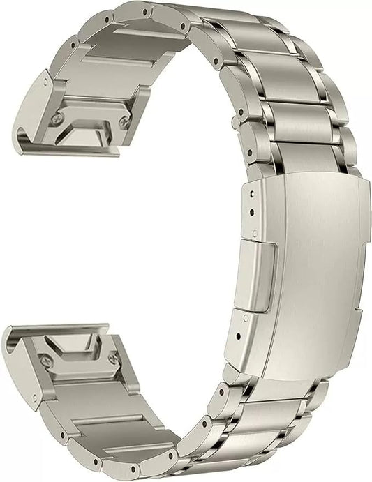 YINIXIN Titanium Smartwatch Replacement Band Quick Release Metal Strap NEW