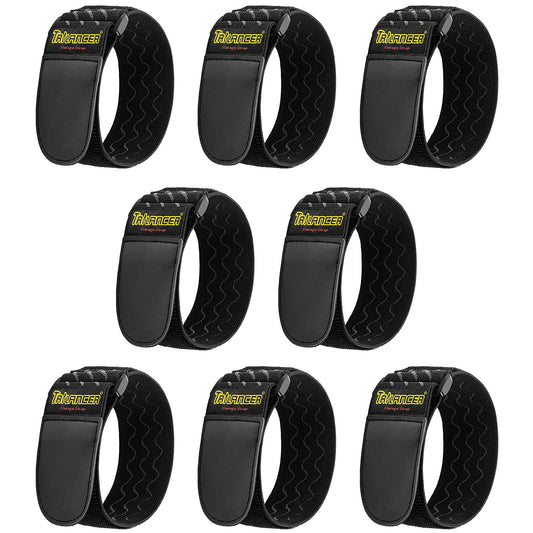 Trilancer Cable Ties Heavy Duty Elastic Cinch Straps Anti-Slip 30 cm 8 Pack NEW