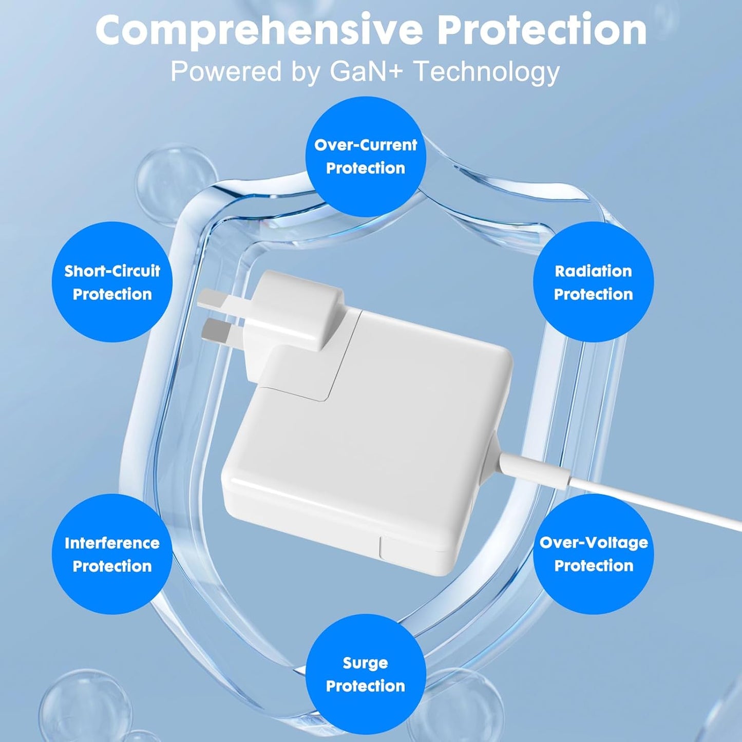 GTGUGR 45W Replacement Charger for MacBook Air T-Tip Power Adapter NEW