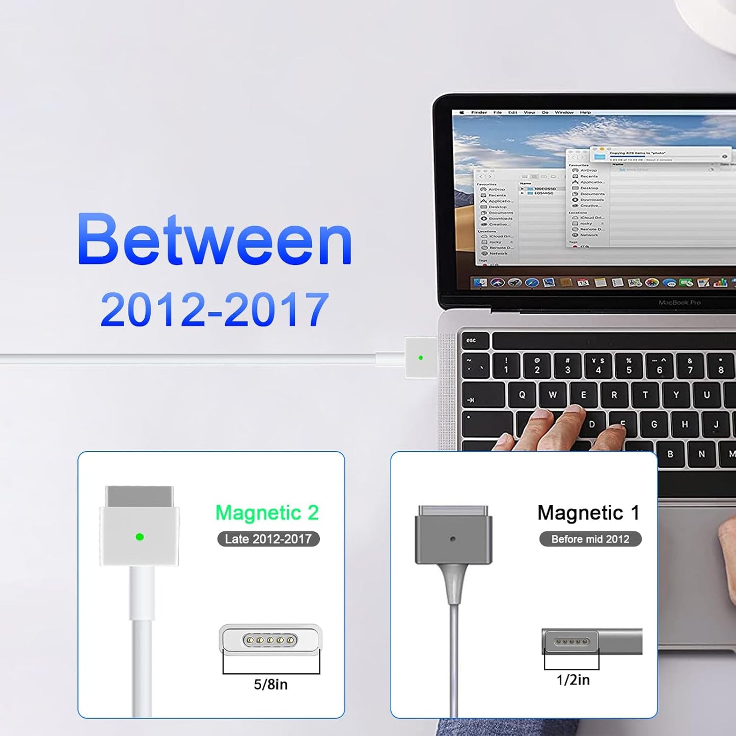 GTGUGR 45W Replacement Charger for MacBook Air T-Tip Power Adapter NEW