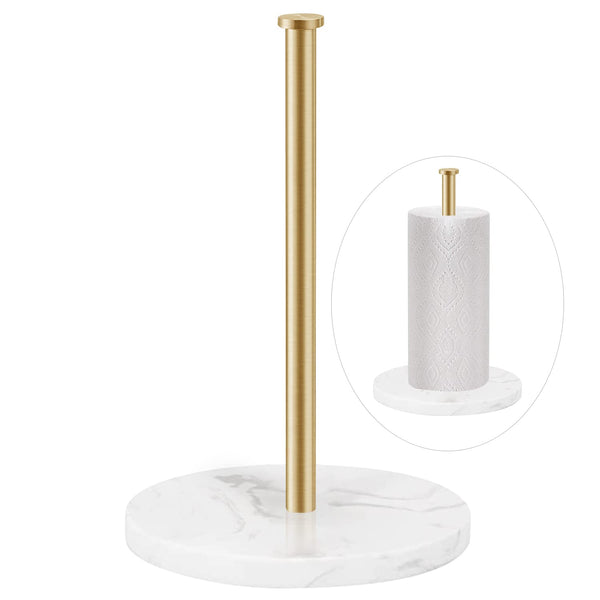 SEDISON Brushed Gold Paper Towel Holder Stand for Kitchen Countertop DEMO