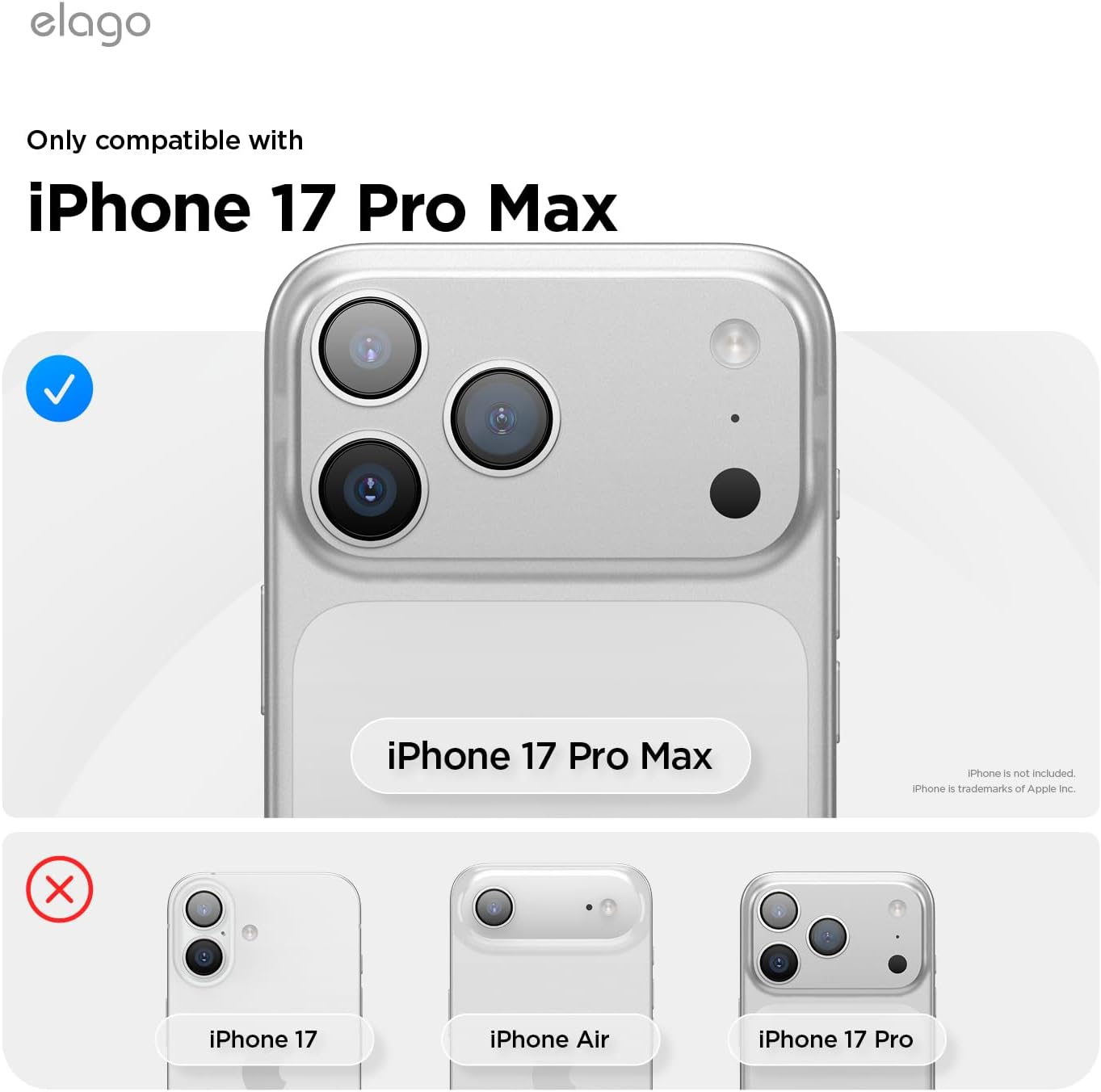 elago Magnetic Rubber Case for iPhone 14 Pro Max 6.9" Basic Protective NEW