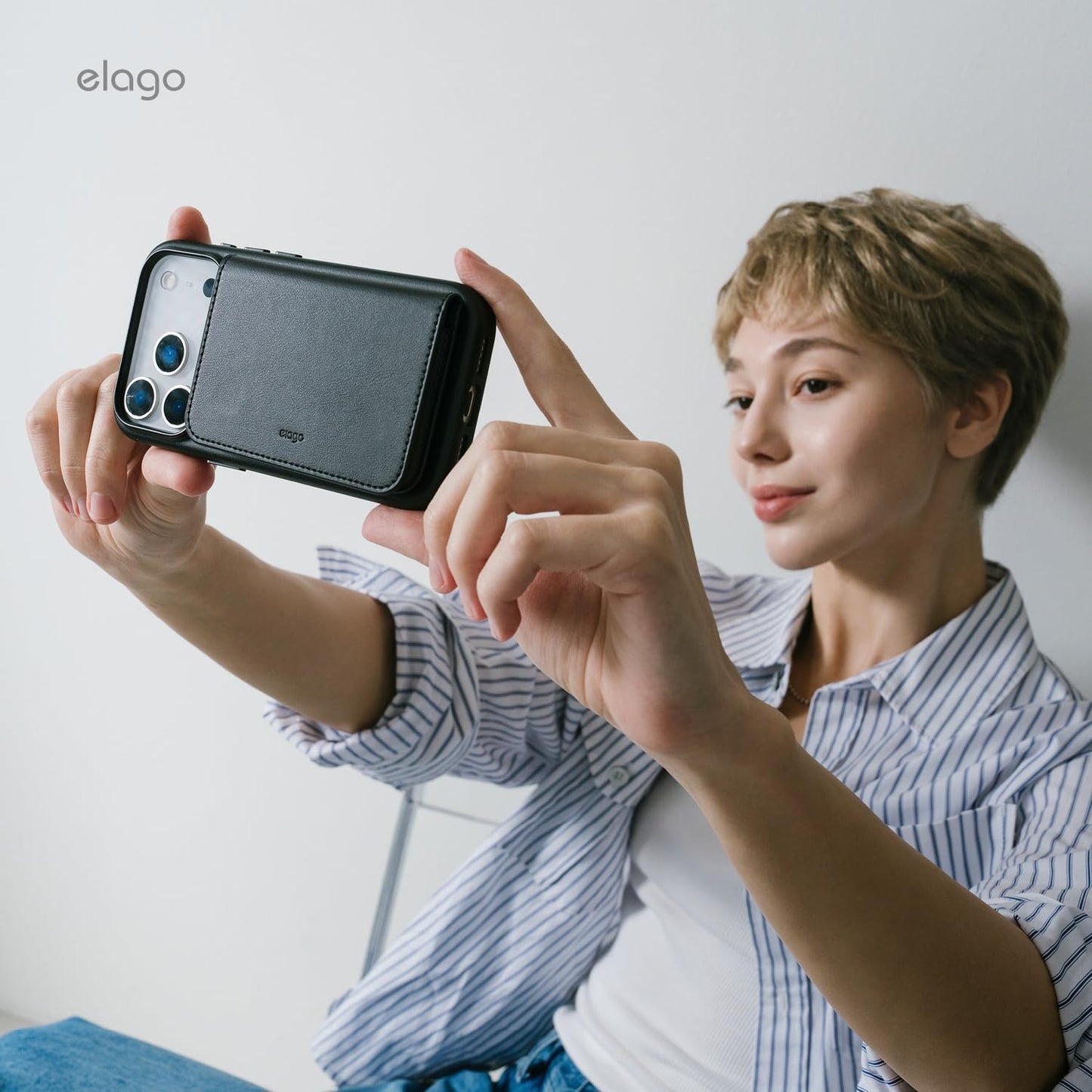 elago Magnetic Rubber Case for iPhone 14 Pro Max 6.9" Basic Protective NEW