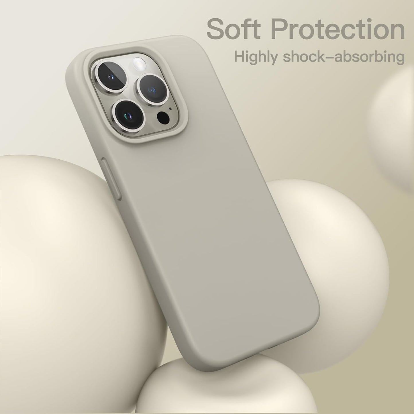 JETech Silicone Basic Cases Case for iPhone 15 Pro 6.1-Inch Soft Touch NEW