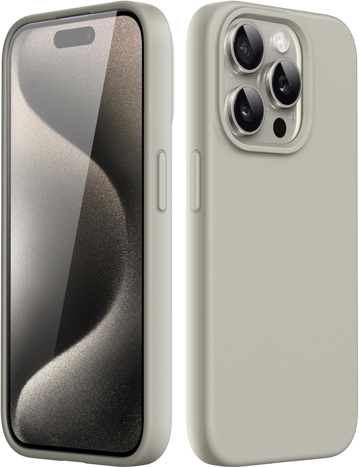 JETech Silicone Basic Cases Case for iPhone 15 Pro 6.1-Inch Soft Touch NEW