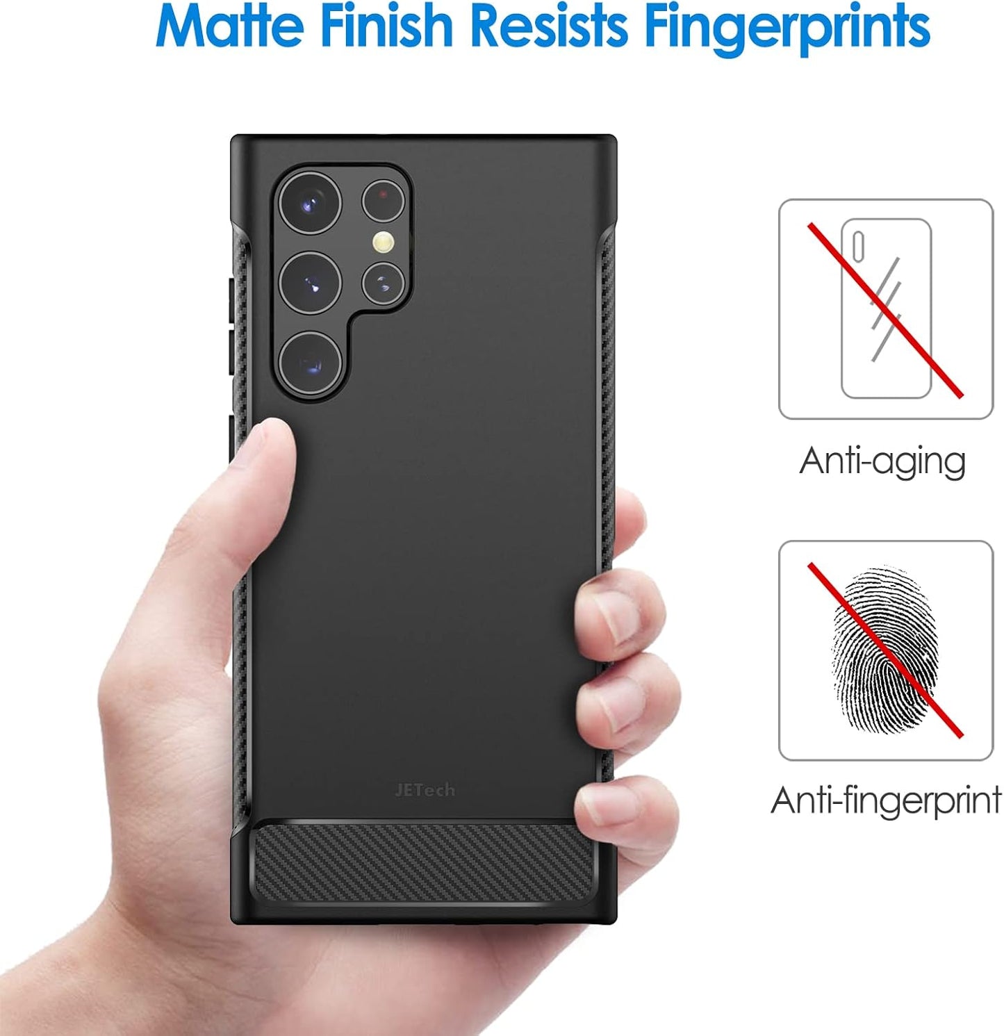 JETech Slim Basic Cases Fit Phone Case for Samsung Galaxy S22 Ultra 5G NEW