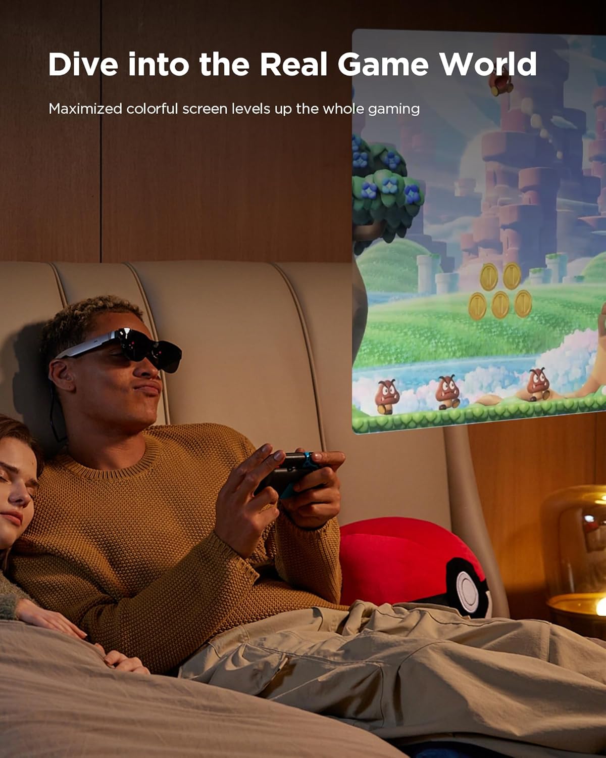 RayNeo USB-C to Glasses Charging Adapter - Charge and Play Hands-Free in DEMO