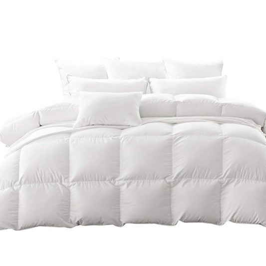 DREAMZ 500GSM Quilts Goose Down Feather Quilt Duvet Comforter Blanket Queen NEW