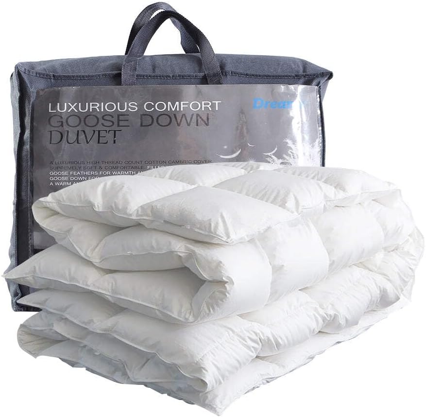 DREAMZ 500GSM Quilts Goose Down Feather Quilt Duvet Comforter Blanket Queen NEW