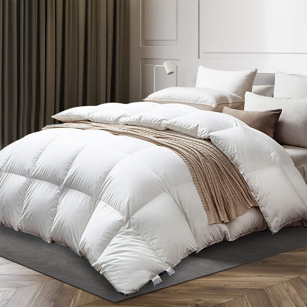 DREAMZ 500GSM Quilts Goose Down Feather Quilt Duvet Comforter Blanket Queen NEW