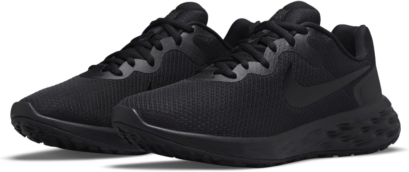 Nike Women's Revolution 6 NN Black Dark Smoke Road Running Shoes US 8.5 NEW
