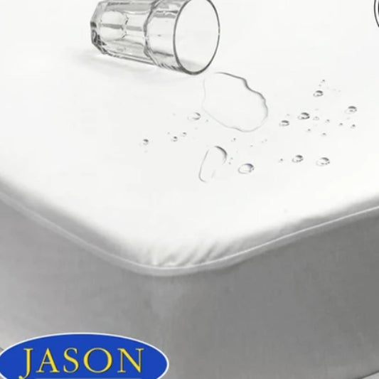 JASON Commercial Waterproof Mattress Protector Queen Size Bed Cover Pad NEW