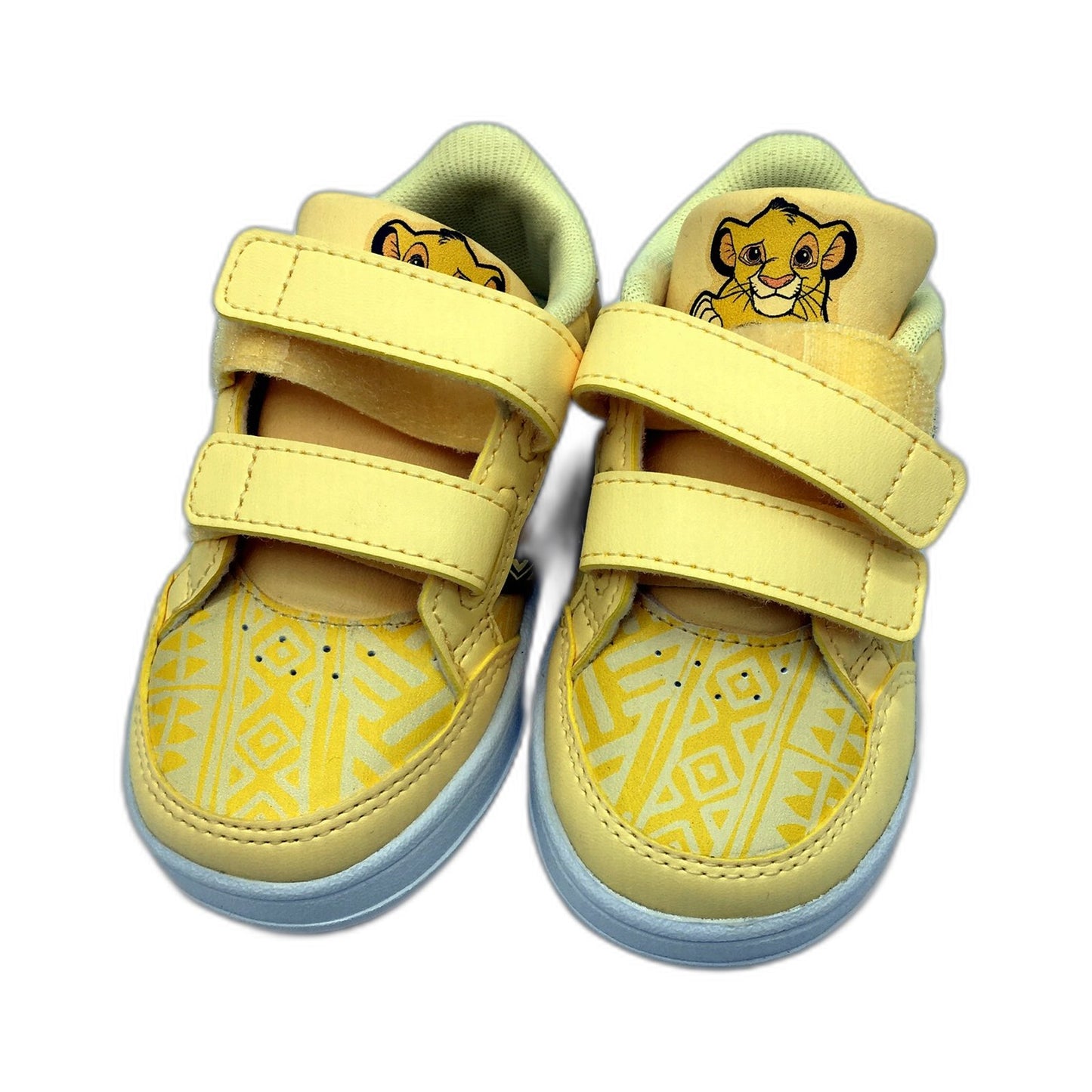 Adidas Breaknet Lion King Sneakers Velcro Cushioned Yellow Toddler US 5.5 NEW