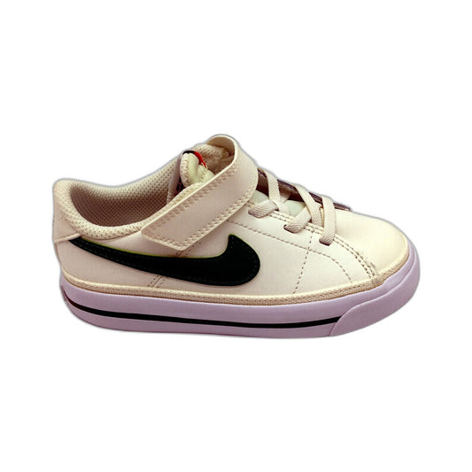 Nike Unisex Court Legacy Sneakers in Sail/Green Noise-Black KIDS Size 9C NEW