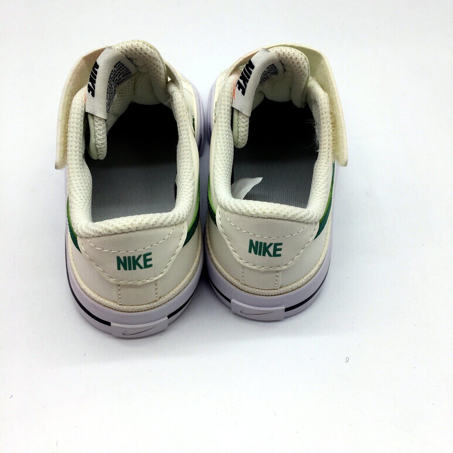 Nike Unisex Court Legacy Sneakers in Sail/Green Noise-Black KIDS Size 9C NEW