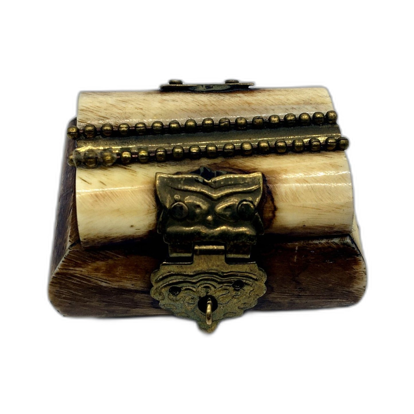 Hand Crafted Decorative Bone Box Vintage Trinket Jewellery Storage Organizer