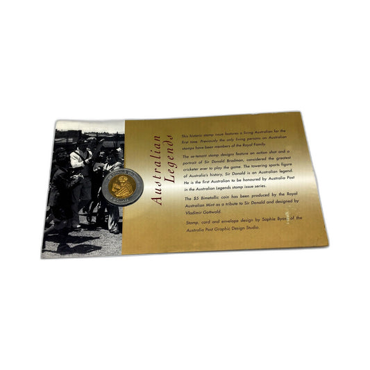 Royal Australian Mint Legends Series Sir Donald Bradman Commemorative Coin 1997