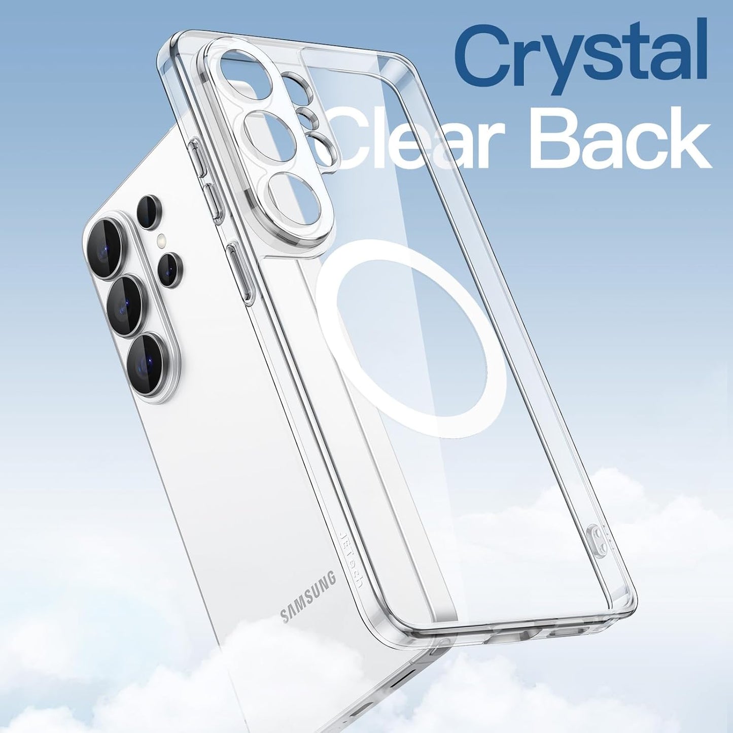 JETech Magnetic Basic Cases Case for Samsung Galaxy S26 Ultra Clear NEW