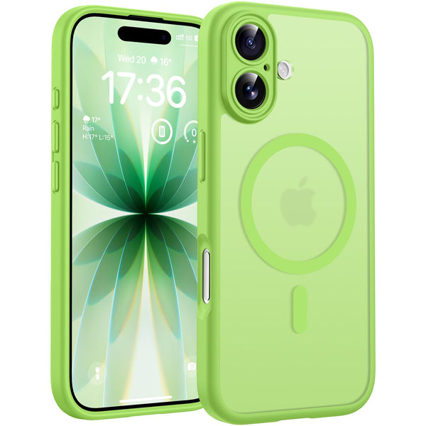 TOCOL Plastic Full Camera Protection Magnetic Ring Light Green Iphone 17 NEW
