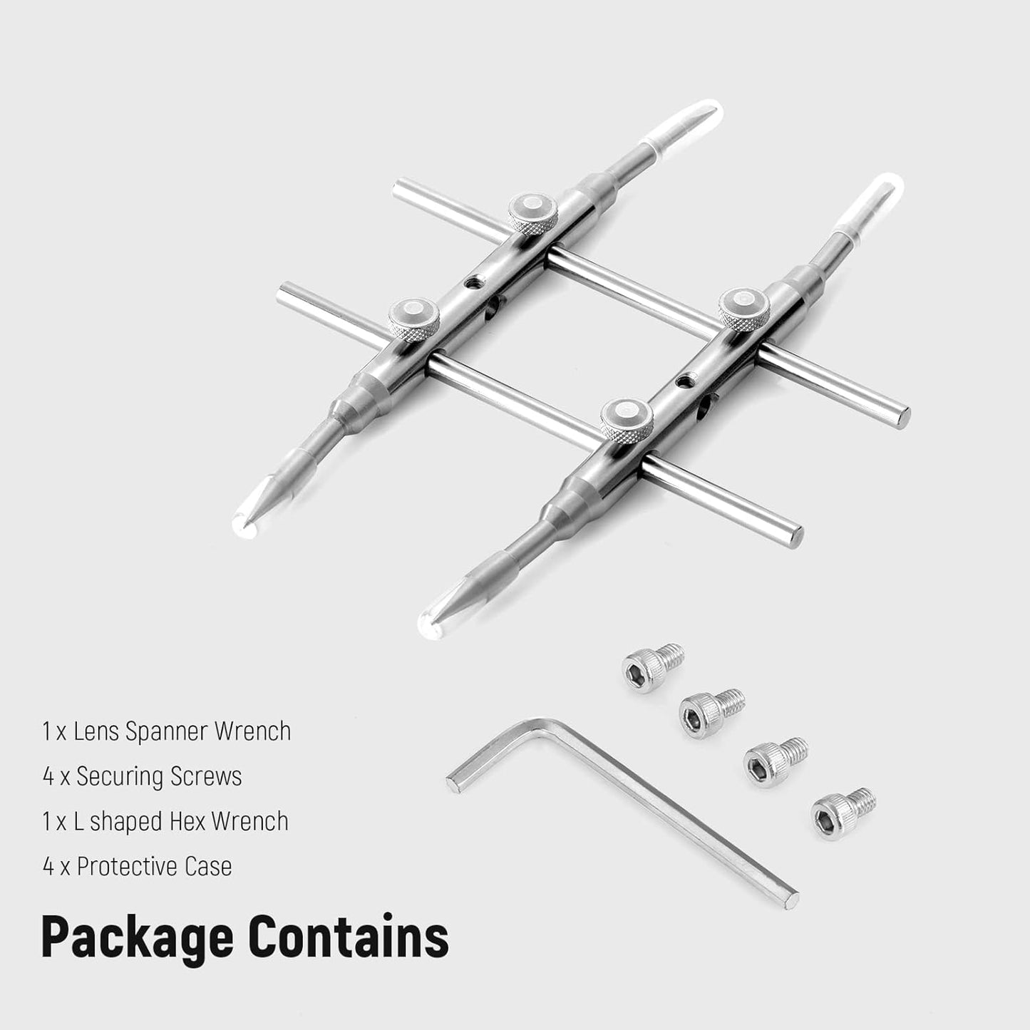 NEEWER Stainless Steel Lens Spanner Wrench Professional Eyewear Repair Tool DEMO