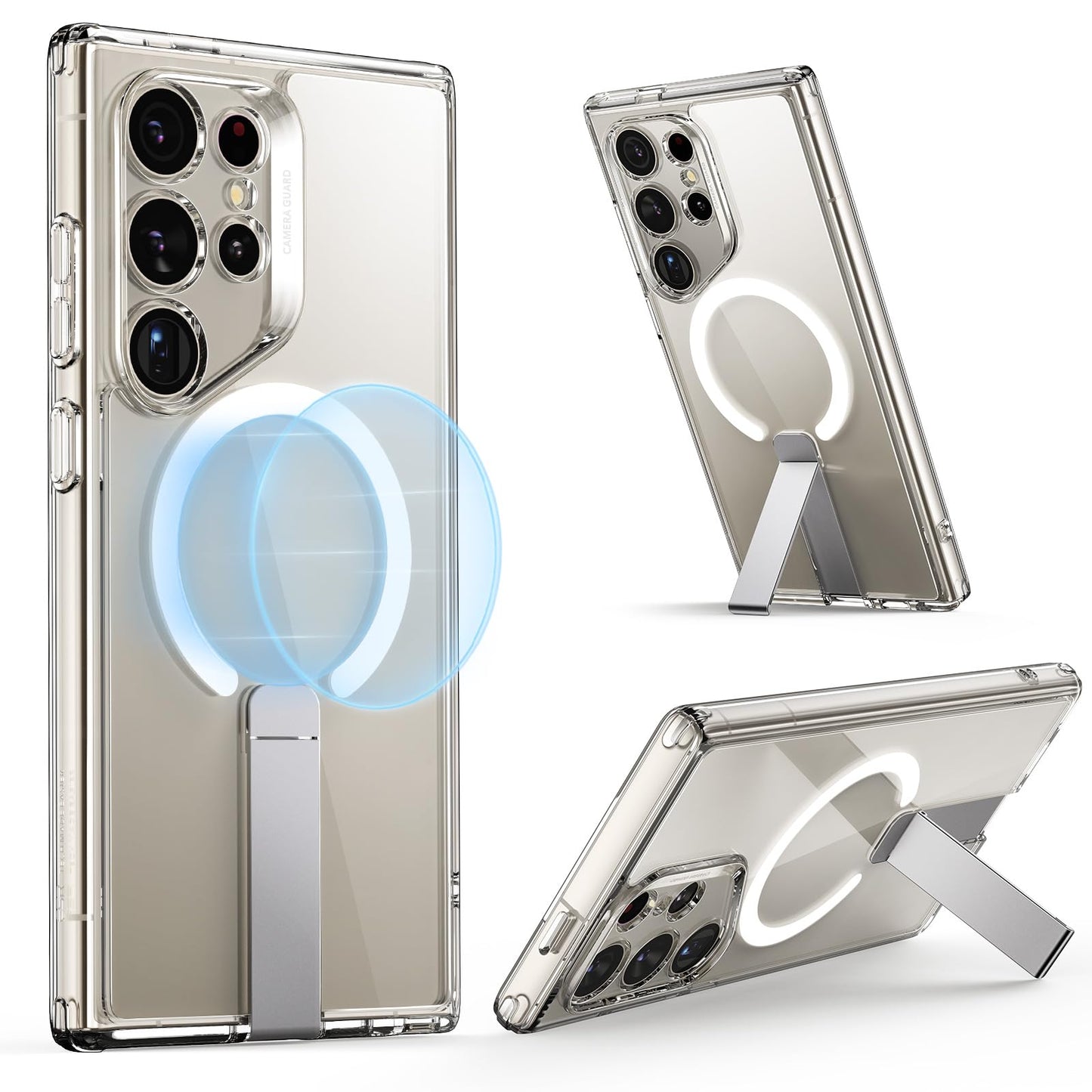 ESR Clear Basic Protective Case for Samsung Galaxy S24 Ultra with Kickstand NEW