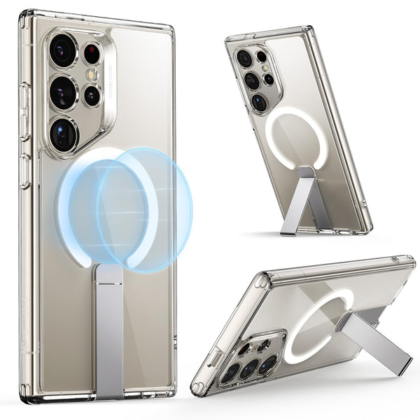 ESR Clear Basic Protective Case for Samsung Galaxy S24 Ultra with Kickstand NEW