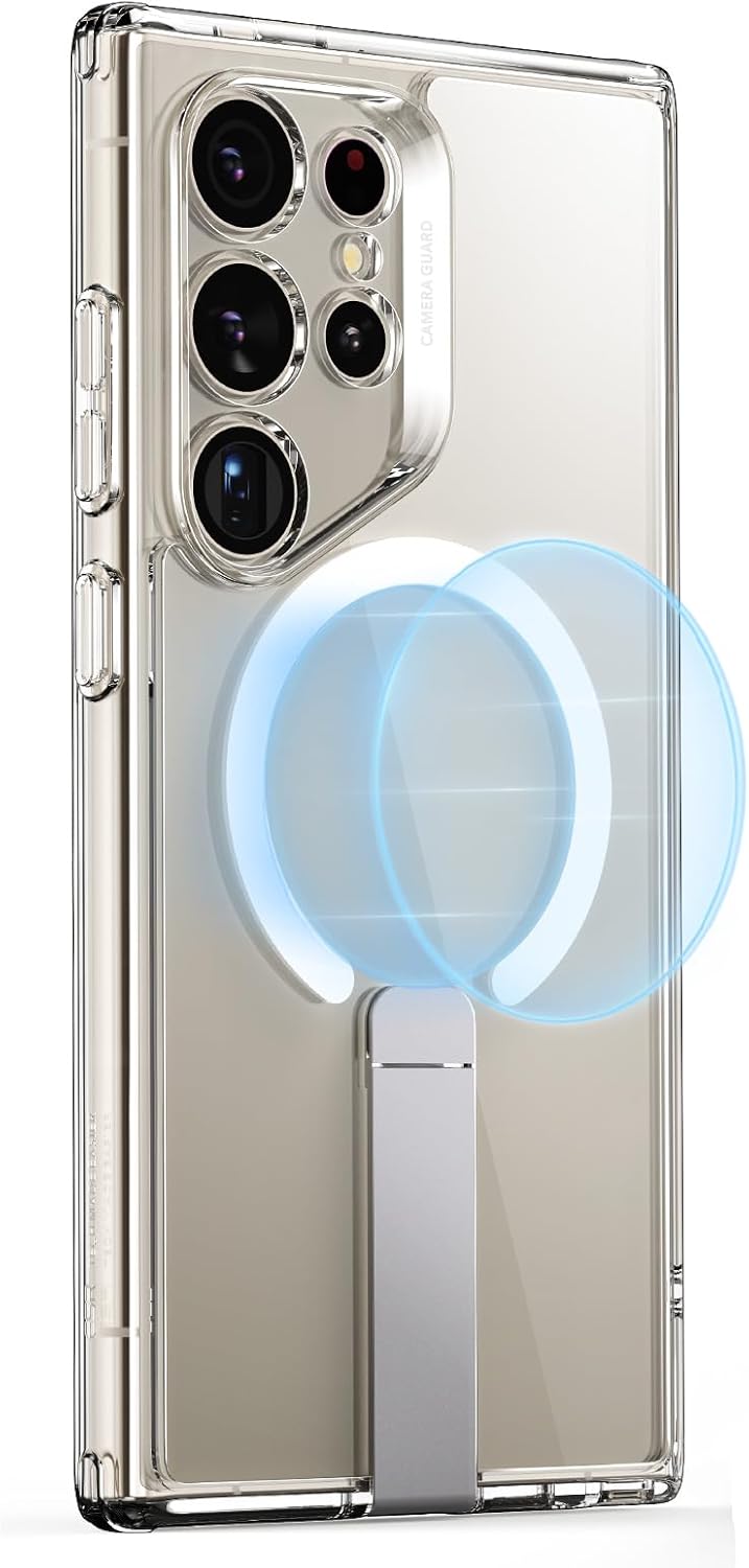 ESR Clear Basic Protective Case for Samsung Galaxy S24 Ultra with Kickstand NEW