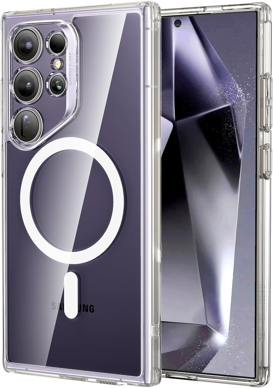 ESR Clear Basic Protective Case for Samsung Galaxy S24 Ultra with Kickstand NEW
