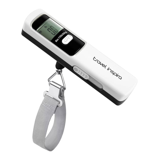 travel inspira Portable Luggage Scale Suitcase Weight up to 110 lbs/50 kg NEW
