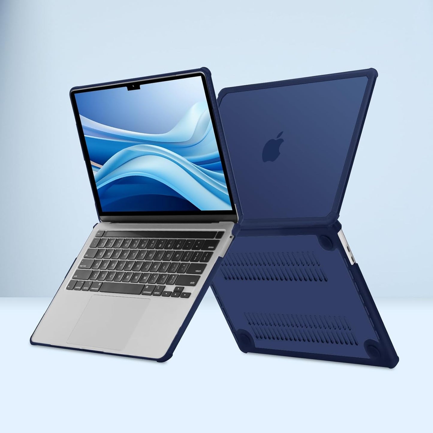 MOSISO Navy Blue Hard Shell Case for MacBook Pro 13 inch Laptop Protective NEW