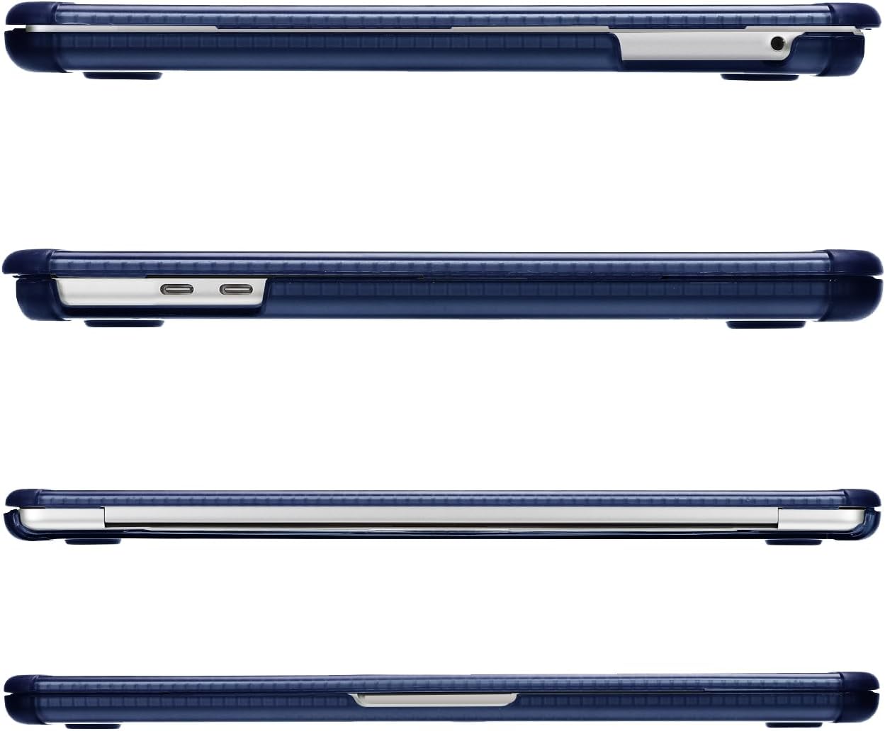 MOSISO Navy Blue Hard Shell Case for MacBook Pro 13 inch Laptop Protective NEW