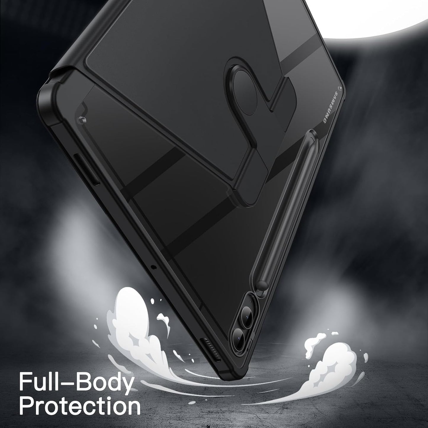 JETech Rotating Cases Protective Case for Samsung Galaxy Tab S10+ S9 FE+ NEW