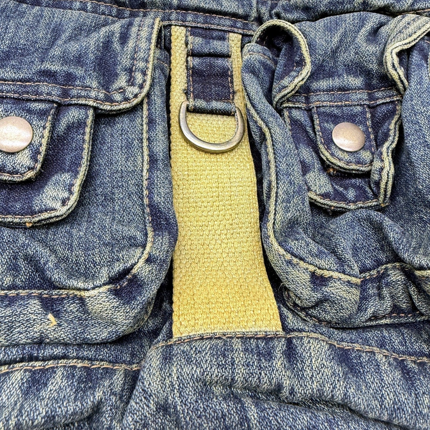 Amigo Denim House Unisex Dark Faded Shoulder Bag for Daily Wear NEW