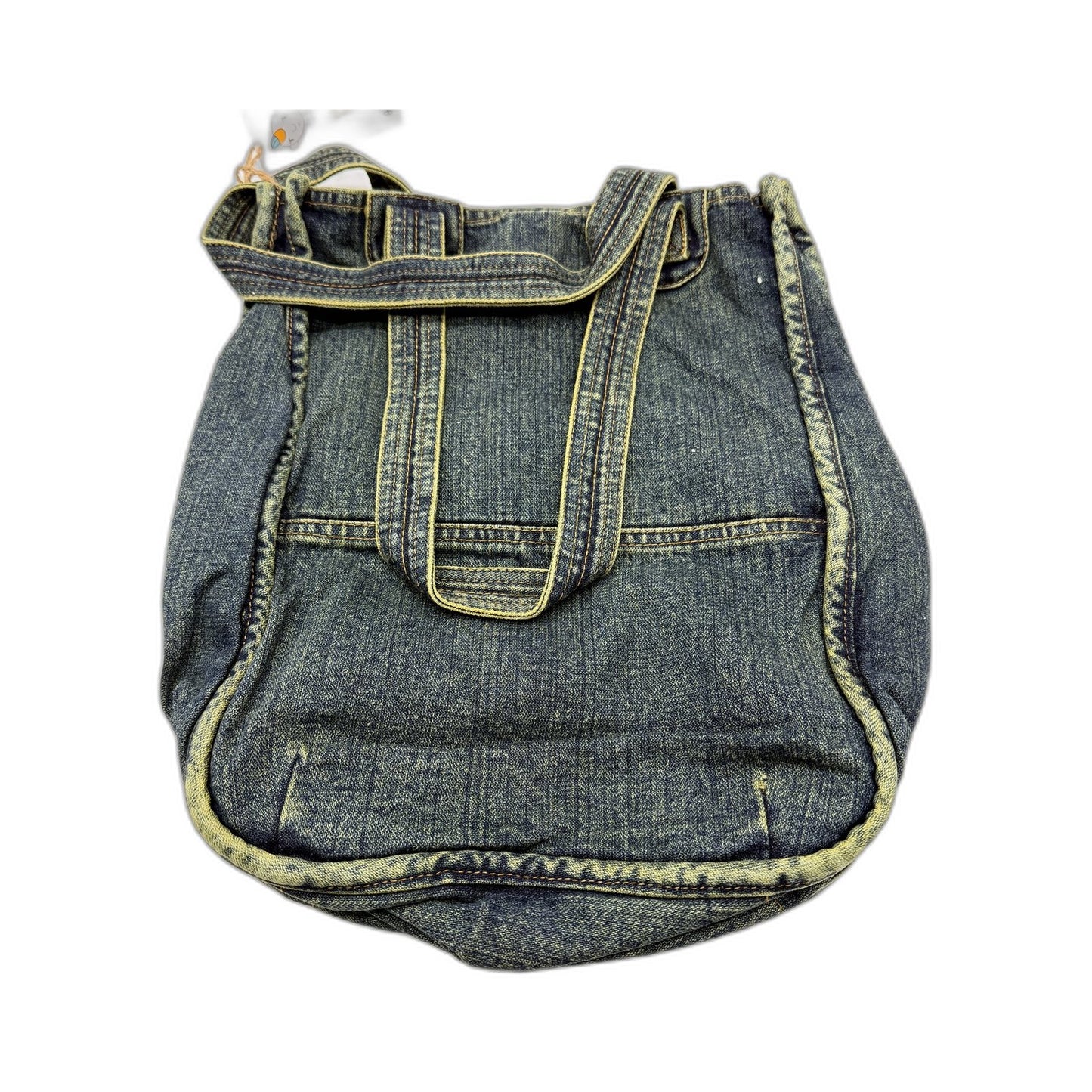 Faded Unisex Denim Recycled Eco-Friendly Tote Bag by Amigo Denim House NEW