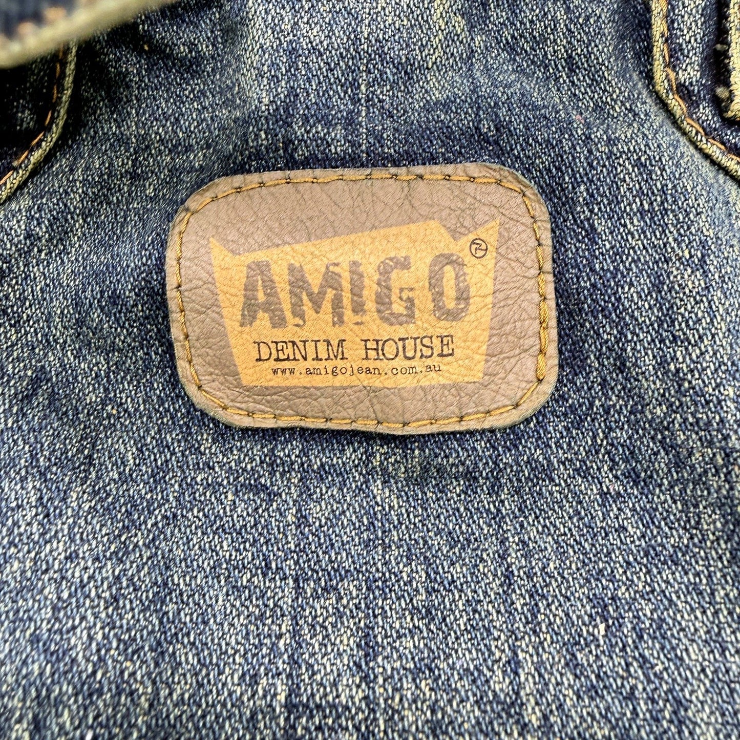 Faded Unisex Denim Recycled Eco-Friendly Tote Bag by Amigo Denim House NEW