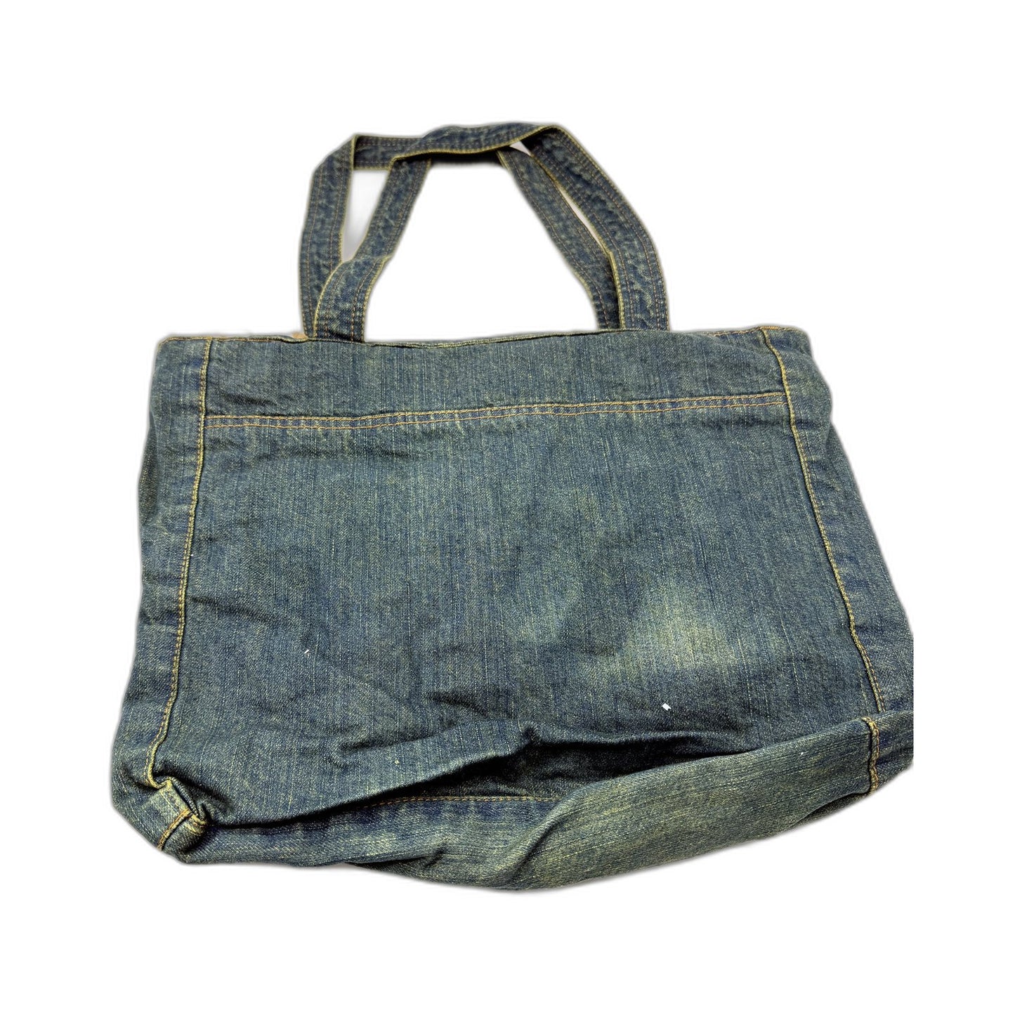 Amigo Denim House Unisex Denim Blue Recycled Canvas Zipped Bag for Everyday NEW