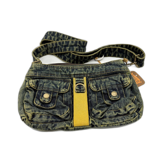 Amigo Denim House Recycled Faded Vintage Denim Hobo Bag for Everyday NEW