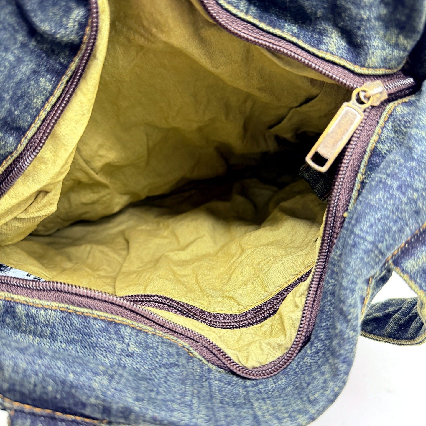 Amigo Denim House Faded Denim Recycled Tote Bag - Eco-Friendly Shoulder Bag NEW