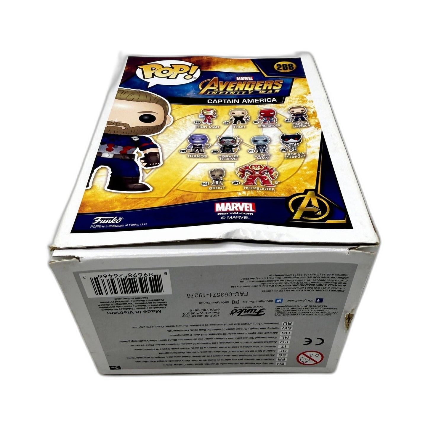 Funko Pop! Marvel Avengers Infinity War Captain America Collectible Figure