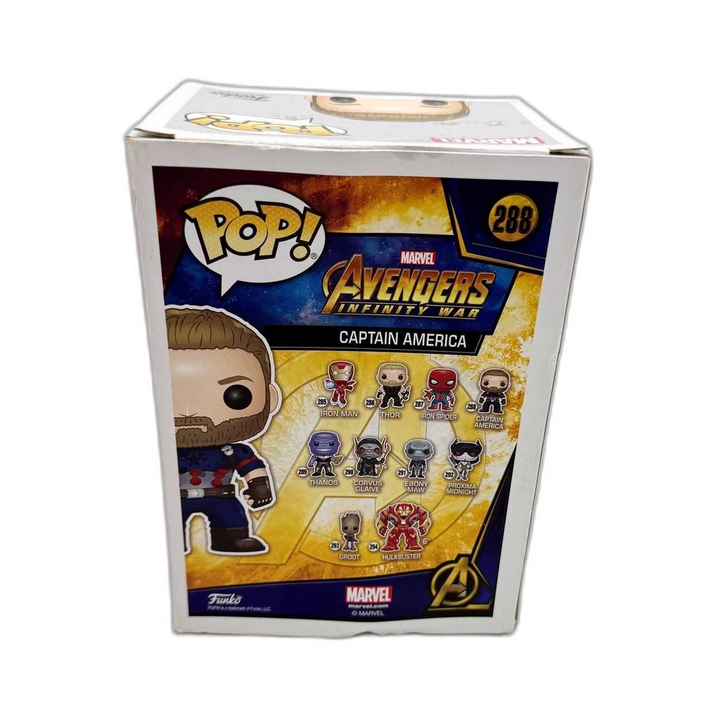 Funko Pop! Marvel Avengers Infinity War Captain America Collectible Figure