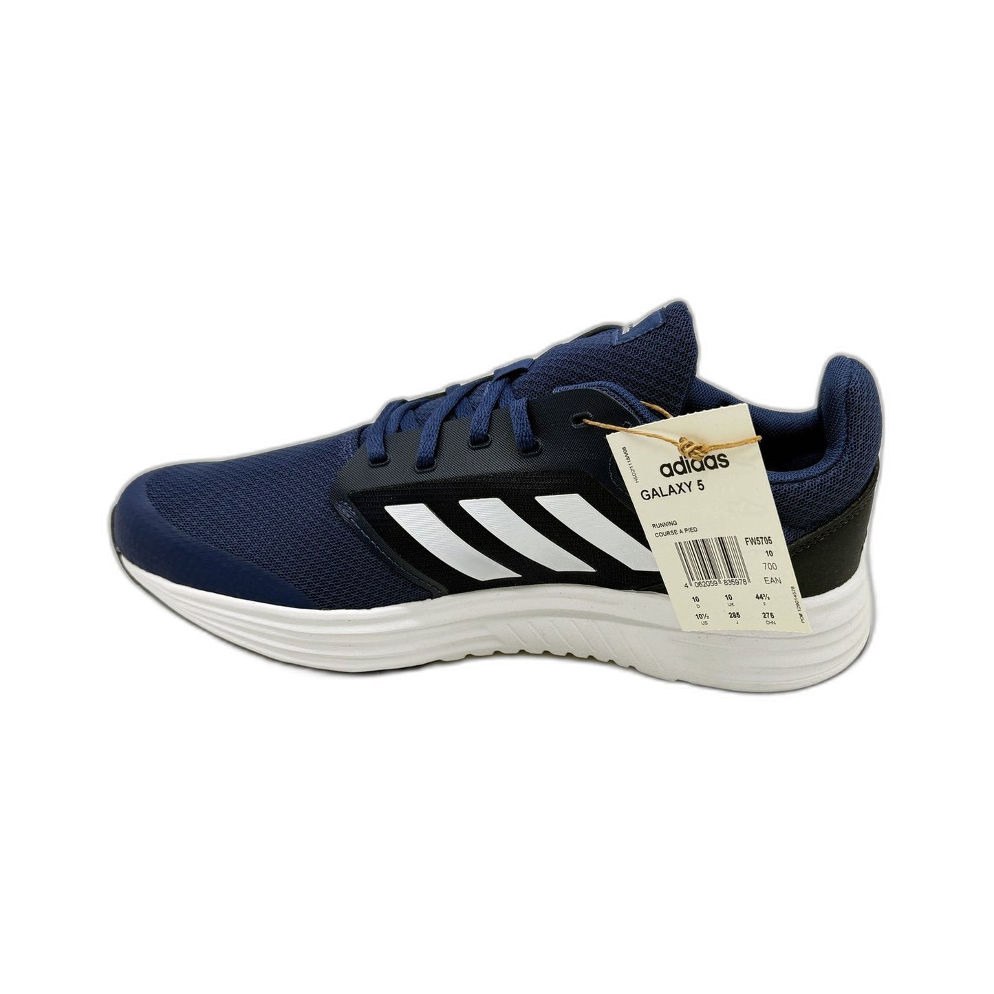 Adidas Mens Galaxy 5 Running Shoes in Navy Blue FW5705 Size US 10.5 NEW