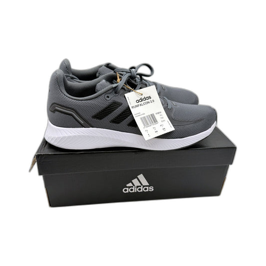 Adidas Mens Runfalcon 2.0 Running Grey Lightweight Athletic Sneakers US 8 NEW