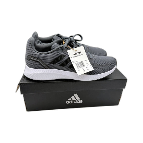 Adidas Mens Runfalcon 2.0 Running Grey Lightweight Athletic Sneakers US 8 NEW