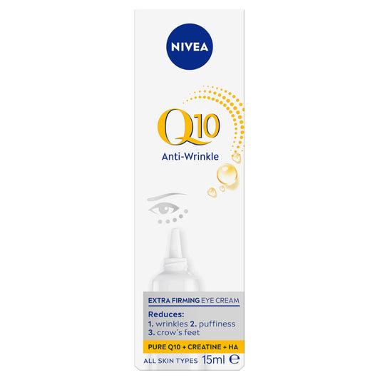 NIVEA Q10 Cream Anti-Wrinkle Eye Cream Enriched with & Creatine Firming NEW