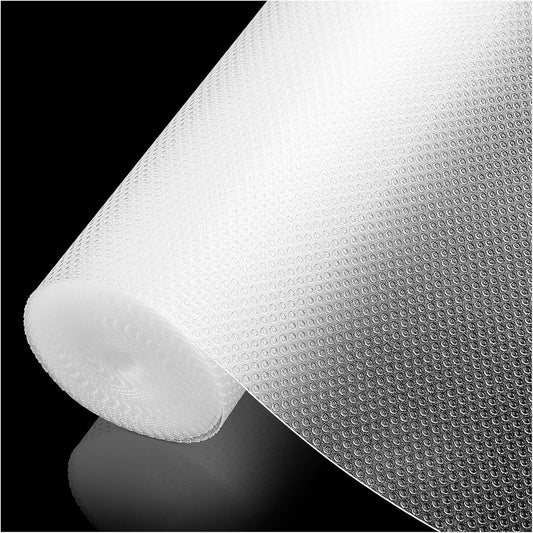 WinkleStar Clear Plastic Shelf Liner 60cm x 500cm Kitchen Storage NEW