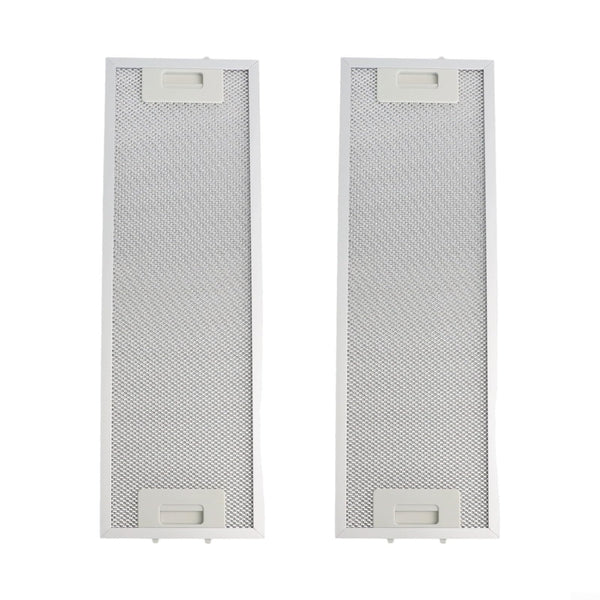 AcbbMNS 2-Piece Replacement Silver Range Hood Filters 525 x 162 x 9mm NEW