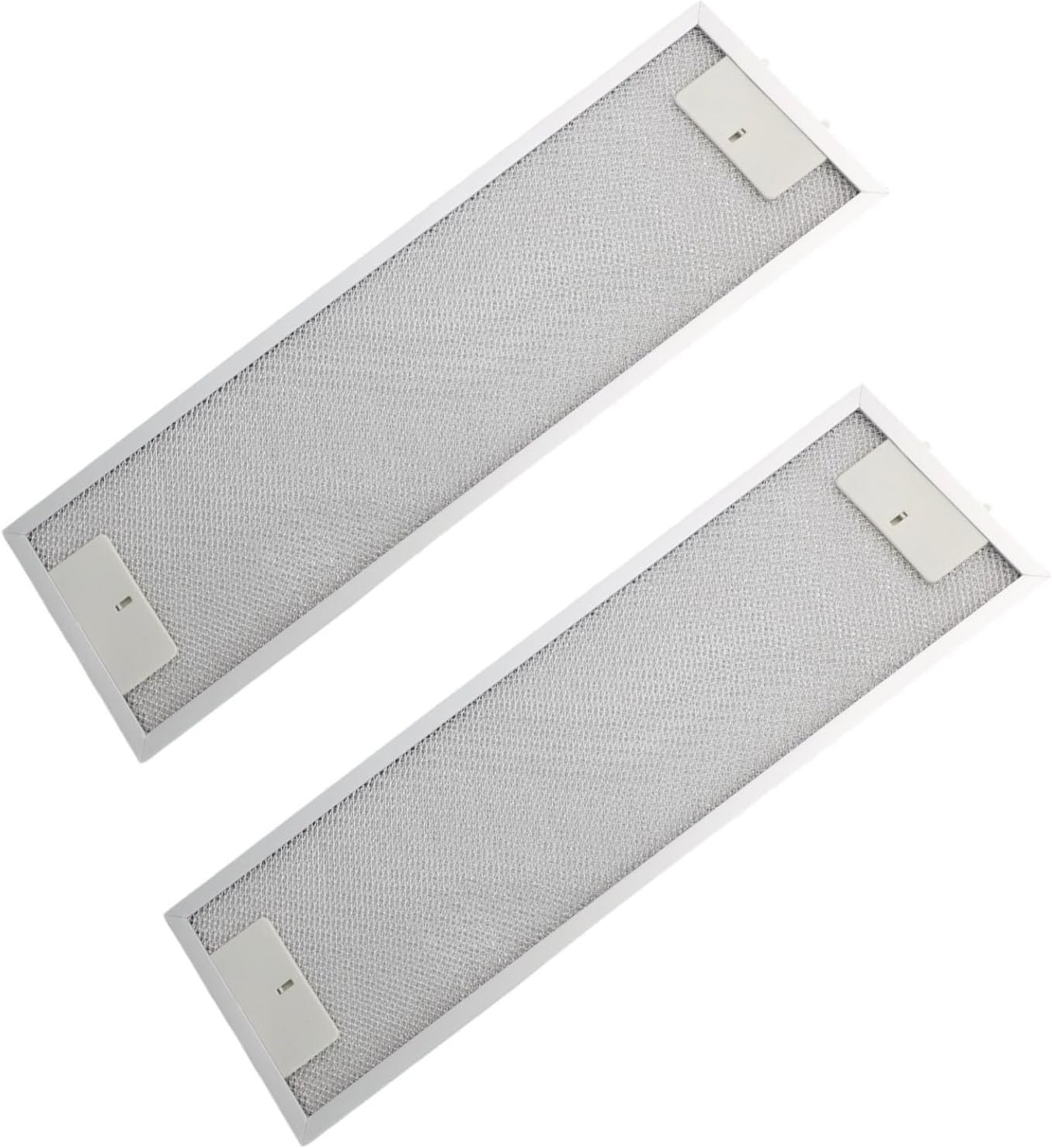 AcbbMNS 2-Piece Replacement Silver Range Hood Filters 525 x 162 x 9mm NEW