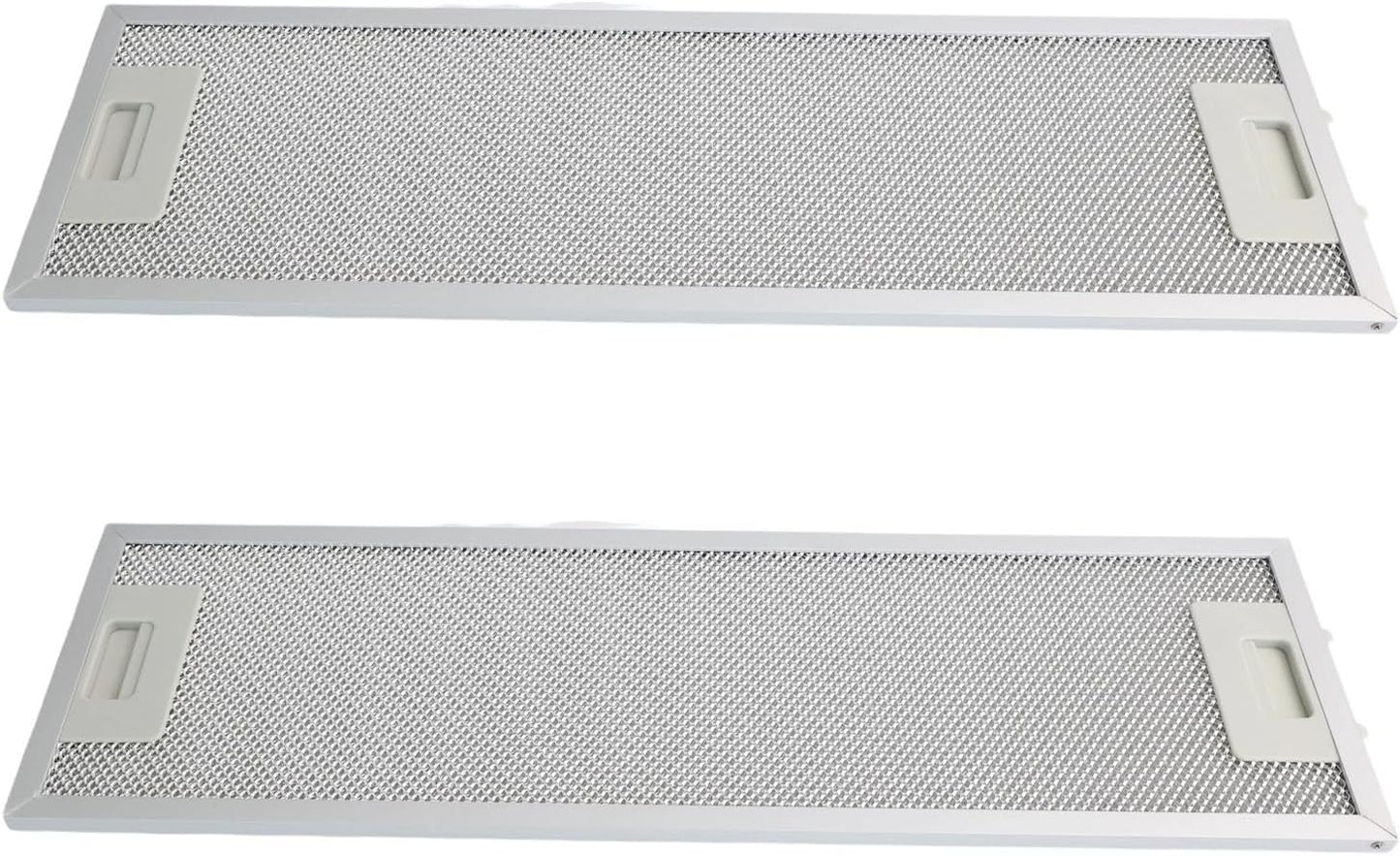 AcbbMNS 2-Piece Replacement Silver Range Hood Filters 525 x 162 x 9mm NEW